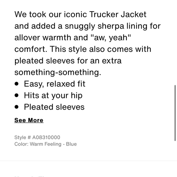 Levi’s | Warm Pleat Sleeve Sherpa Jacket - Warm Feeling - Picture 5 of 9